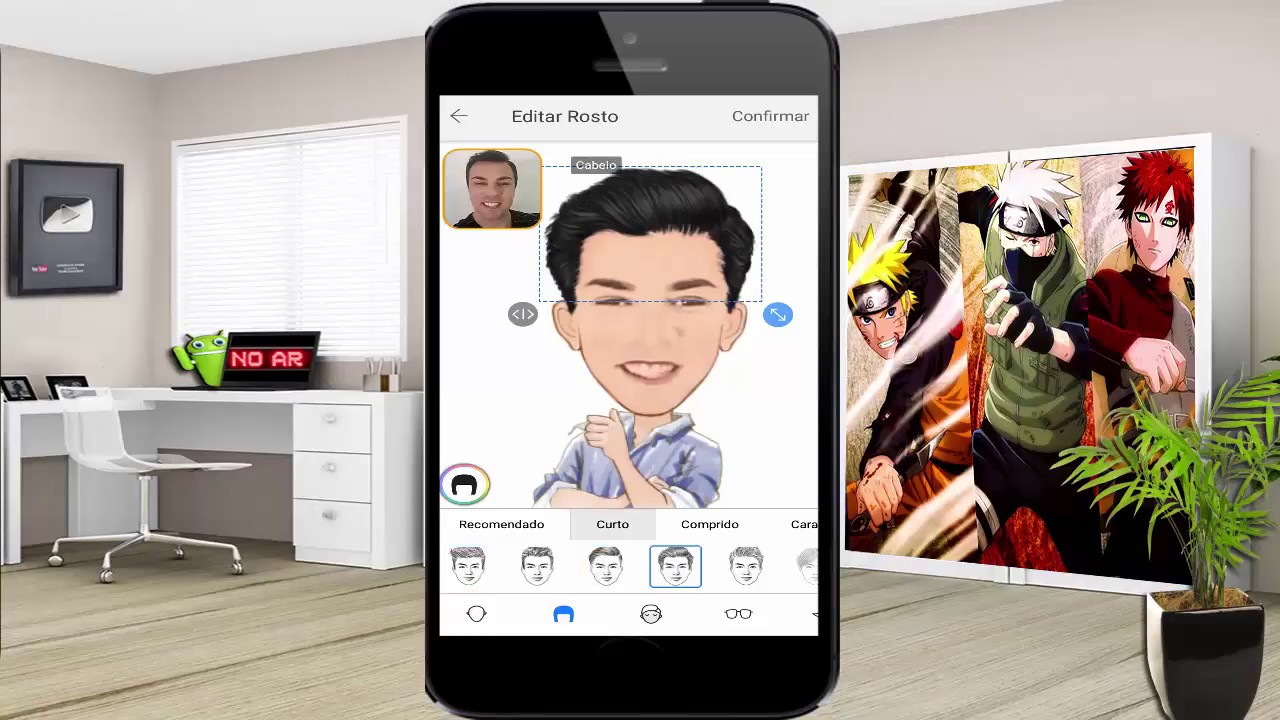 COMO FAZER CARICATURAS DIVERTIDAS NO CELULAR - TABLET ANDROID (ATUALIZADO)