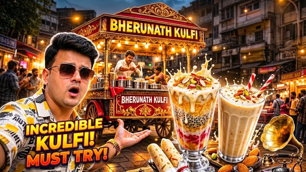 70 Saal Purani Recipe? 😍 Handmade Rabri Faluda & Kulfi | Hidden Food Gem 👑