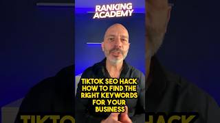 TikTok SEO HACK - How to find the right keywords for your business