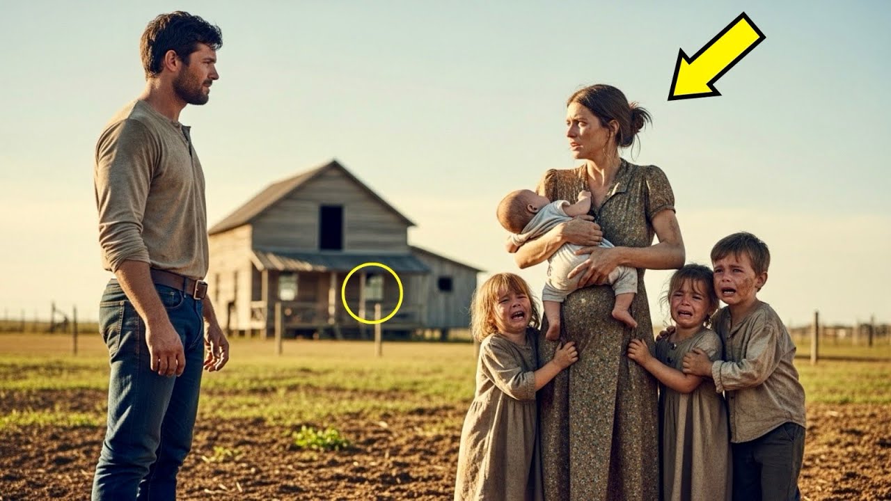EIN VERWITWETER LANDWIRT FAND EINE FRAU UND HUNGRIGE KINDER AUF SEINEM HOF… UND SEINE ENTSCHEIDUNG