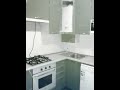 Кухня  № 54 фасад постформинг цвет Салатовая