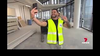 Millionaire Adrian Portelli has $3 million McLaren craned up to new Melbourne penthouse