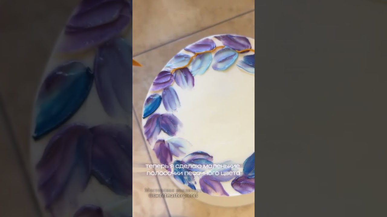 Очень красивый декор для бенто-торта от Анны Пташкиной