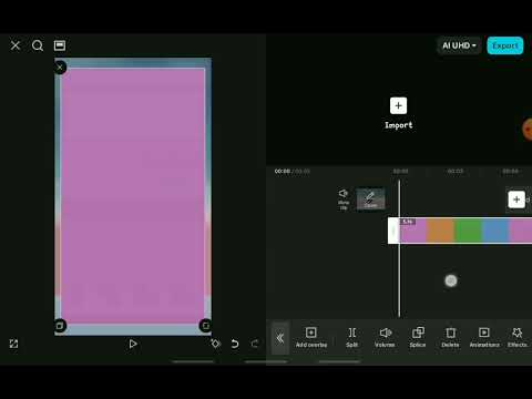 Tutorial on how to add rainbow effect [CAPCUT]