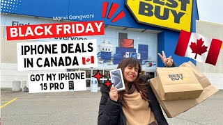 How much iPhones cost in Canada🇨🇦 | Black Friday deals ✨| Got my New IPhone 15 pro | yourbossgirl