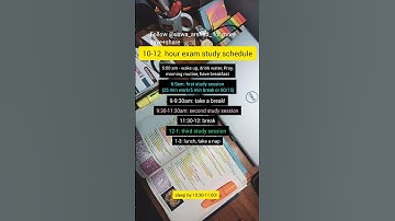 10 hour study time table | MDCAT Schedule #mdcat #mdcatnotes #neet #mdcatpreparation