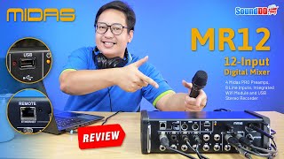 MIDAS MR12 ดิจิตอลมิกซ์ ตัวเล็กๆ แต่ทรงพลัง!!