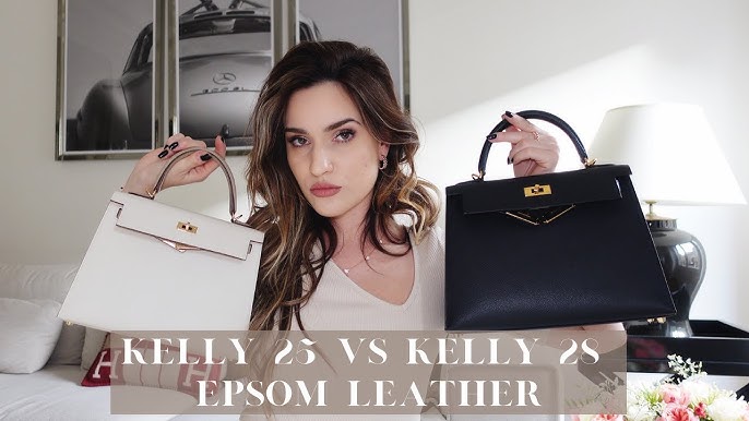 Hermes Kelly 25 Sellier Bag Nata Epsom Leather with Palladium