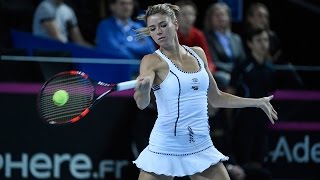 Highlights: Kristina Mladenovic (FRA) v Camila Giorgi (ITA)