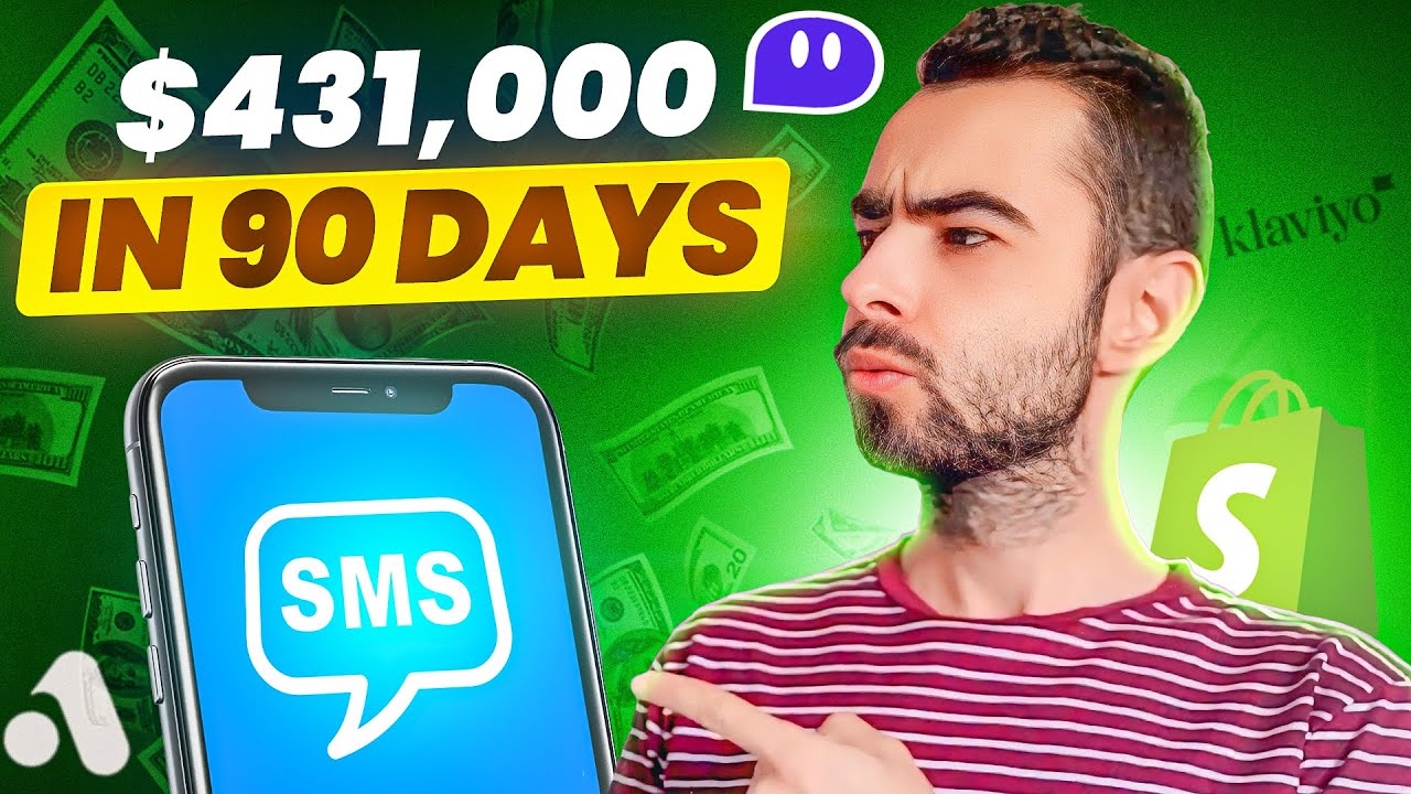 $431,000 Sales In 90 Days From SMS Marketing | Ecommerce SMS Marketing Tutorial 2025