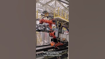 Automation of automotive parts production #Manipulator arms #Industrial robots