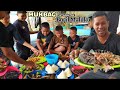 MUKBANG DI PANTAI TIBA-TIBA DATANG HUJAN BADAI 🙄 bersama SUBSCRIBE makan Ikan hasil tangkapan