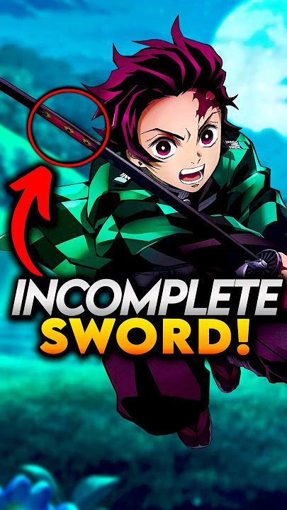 Tanjiro's Black Nichirin blades is SCARY! Demon Slayer Explained #demonslayer #shorts