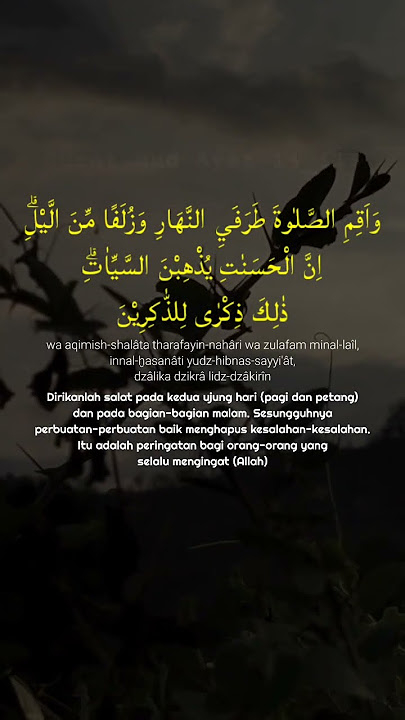 MUROTTAL QUR'AN IRAMA SANTAI SURAT HUD AYAT 114_115 #tartilmerdu #murattal #murottalsedih
