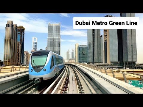 🚇 Dubai Metro Green Line Journey