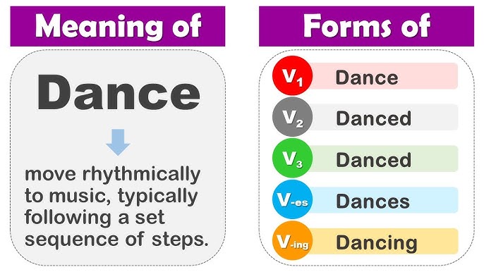 Move Past And Past Participle Form V1 V2 V3 V4 V5 Form of Move