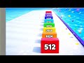 Ball running 2048 (1064m) in run cartoon video 3d /Max All walkthrough level dn82n