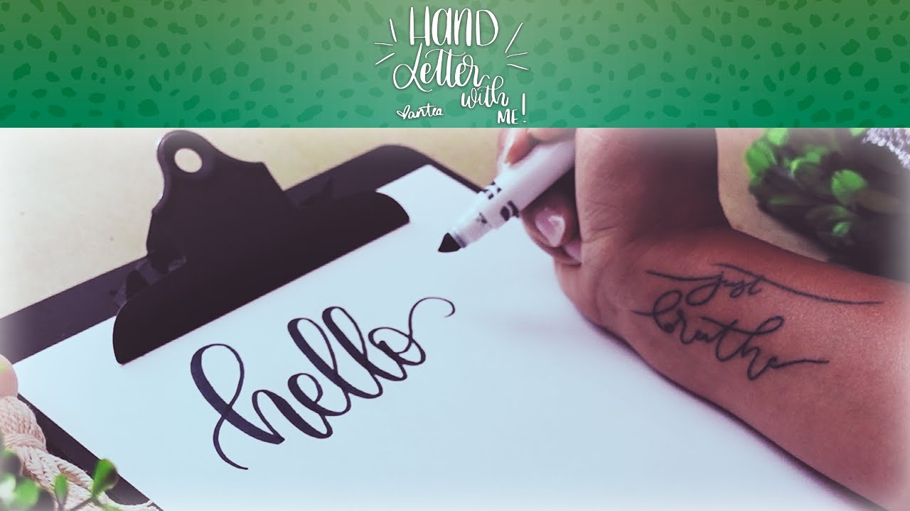 Antea's Hand Lettering Digital Download – Antea Amoroso Design