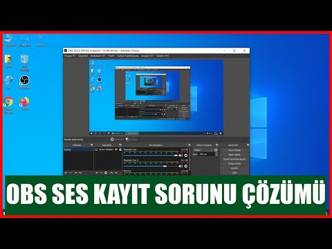 Video: OBS ile ses kaydı yapabilir misiniz?