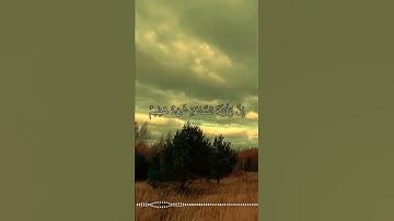 إن زلزلة الساعة شيء عظيم / القارئ الشيخ ياسر الدوسري / حالات / انستا / فيسبوك  / واتس