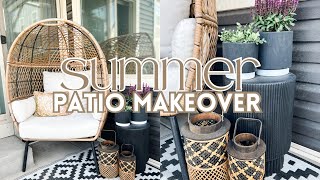 SMALL PATIO MAKEOVER 2023 | SUMMER DECORATE WITH ME | SMALL PATIO SPACE IDEAS