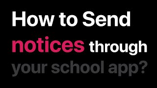How to send notice through school app (Hindi) screenshot 5