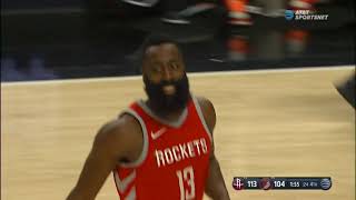 James Harden hits dagger three over Damian Lillard