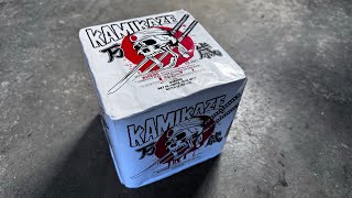 Kamikaze 25 shot Firework Salute Cake π₯π₯π₯ BANGER DARK SALUTES