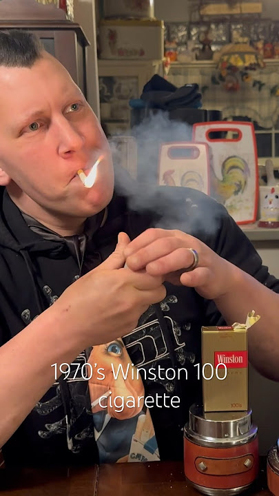 Reviewing   smoking a vintage 1970’s/ 1980’s Winston full flavor 100 non menthol cigarette like sub