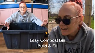 DIY Compost Bin Magic: Beat Weeds & Wind in Our Garden Makeover!