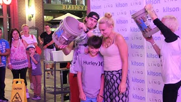 Las Vegas Linq Ice Bucket Challenge  Aug 19-2014