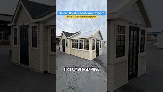 Garden Shed and Greenhouse in ONE Structure!