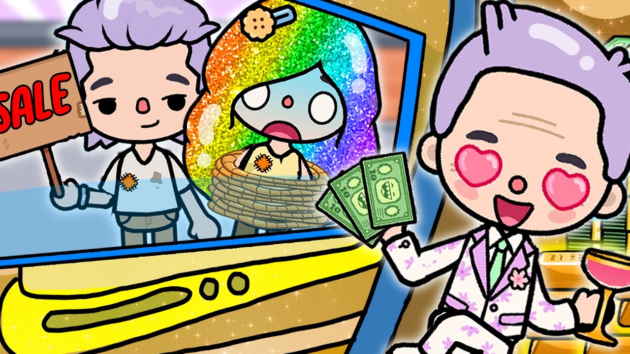 Câu chuyện tình bạn với cậu bạn nhà giàu | Toca Life Story | Toca Boca