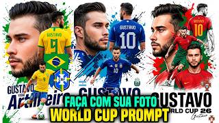 Gemini AI: How to Make a 2026 World Cup Flyer for Argentina and Brazil + World Cup Photo Editing ... screenshot 3