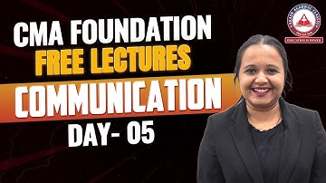 CMA Foundation Communication Free Lectures Day 05 | SB4 | Akash Agarwal Classes