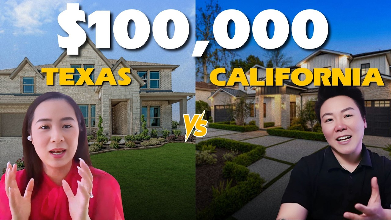 Nếu có $100K nên MUA NHÀ Ở CALIFORNIA hay TEXAS? @Ly Le in US