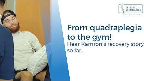 Kamron, C5 spinal cord injury with quadriplegia, shares his epidural stimulation treatment story.