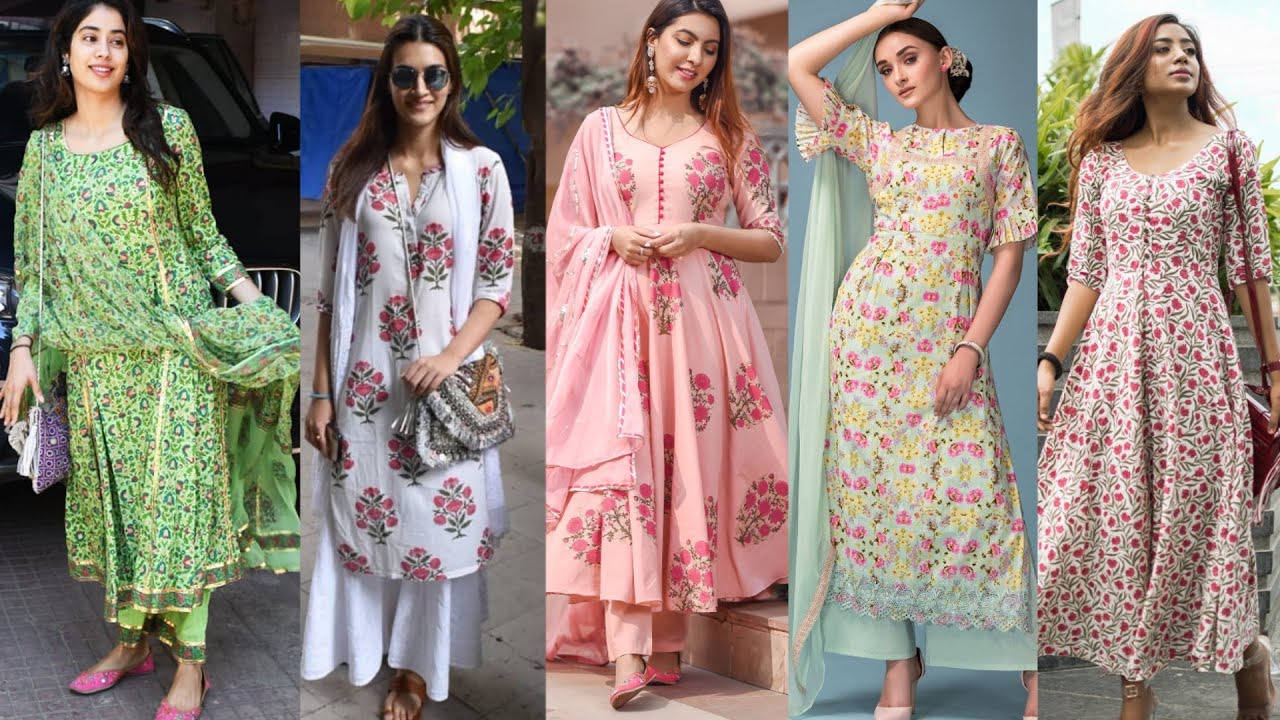 30-latest-floral-print-kurti-designs-suit-ideas-floral-print-frock