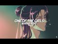 One Of The Girls Tiktok Version The Weeknd Jennie Lily Rose Depp Edit Audio One Of The Girls Tiktok Version The Weeknd Jennie Lily Rose Depp Edit Audio