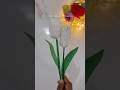 Super Aesthetic White Tulip Flower made using Tissue paper 🤍🌷
