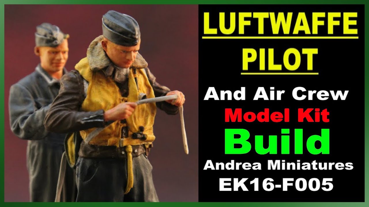 Luftwaffe Pilot Resin Kit Build Andrea Miniatures