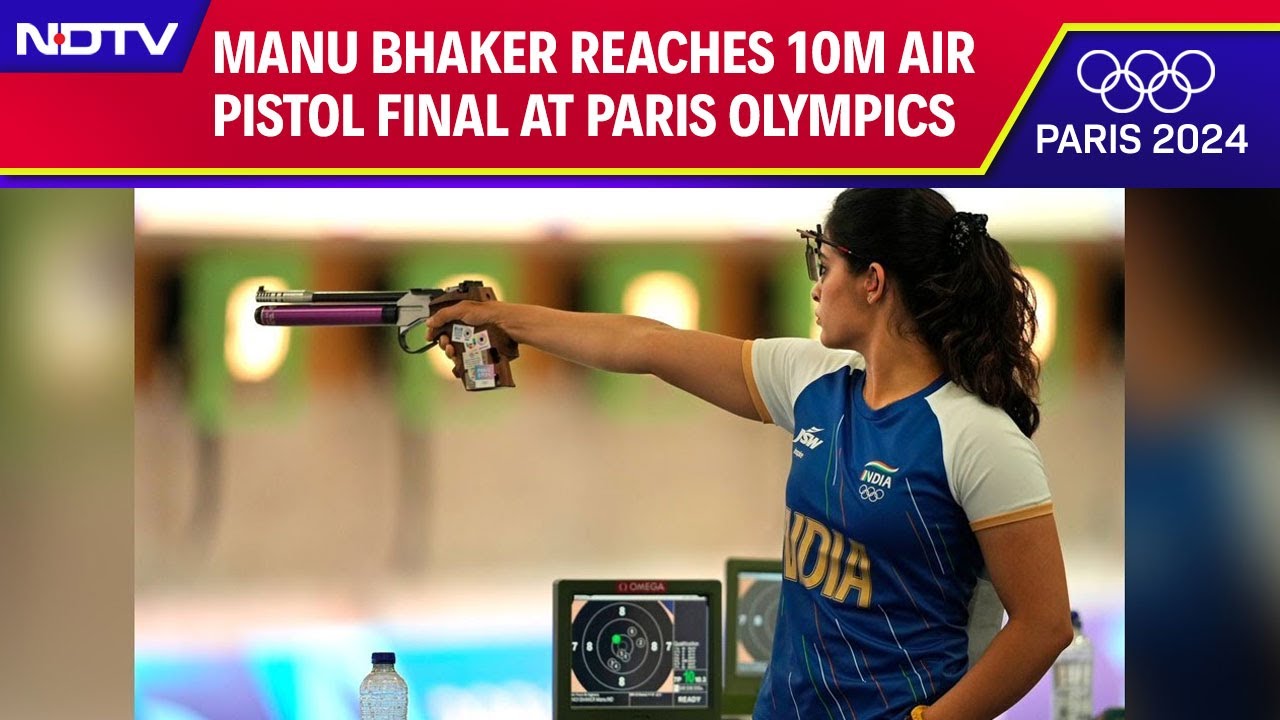 Paris Olympics 2024 | Manu Bhaker Reaches 10m Air Pistol Final At Paris ...