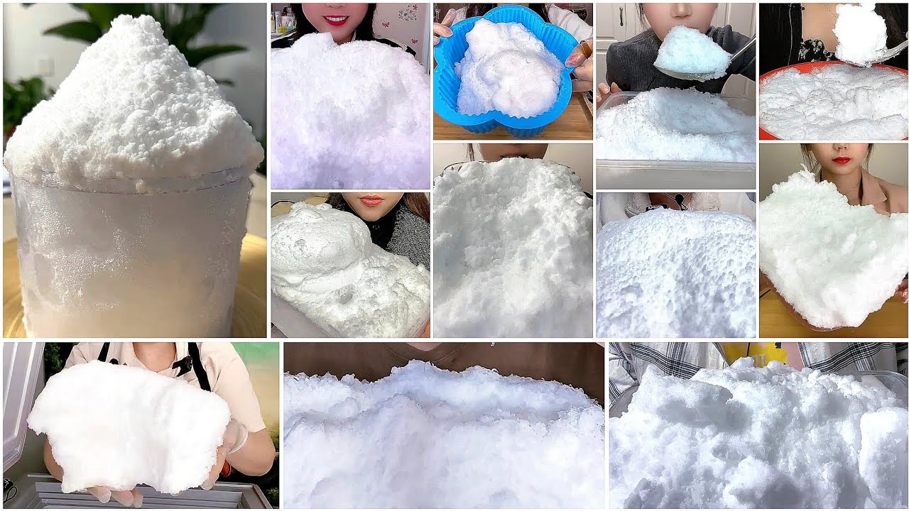 ♦️(💠ONLY B!TES)_ ALL NEW 😋|SOFT🍚 & SOOTHING 🤤| FALLEN FR0ST 🧊 |  EATING COLLECTION♦️