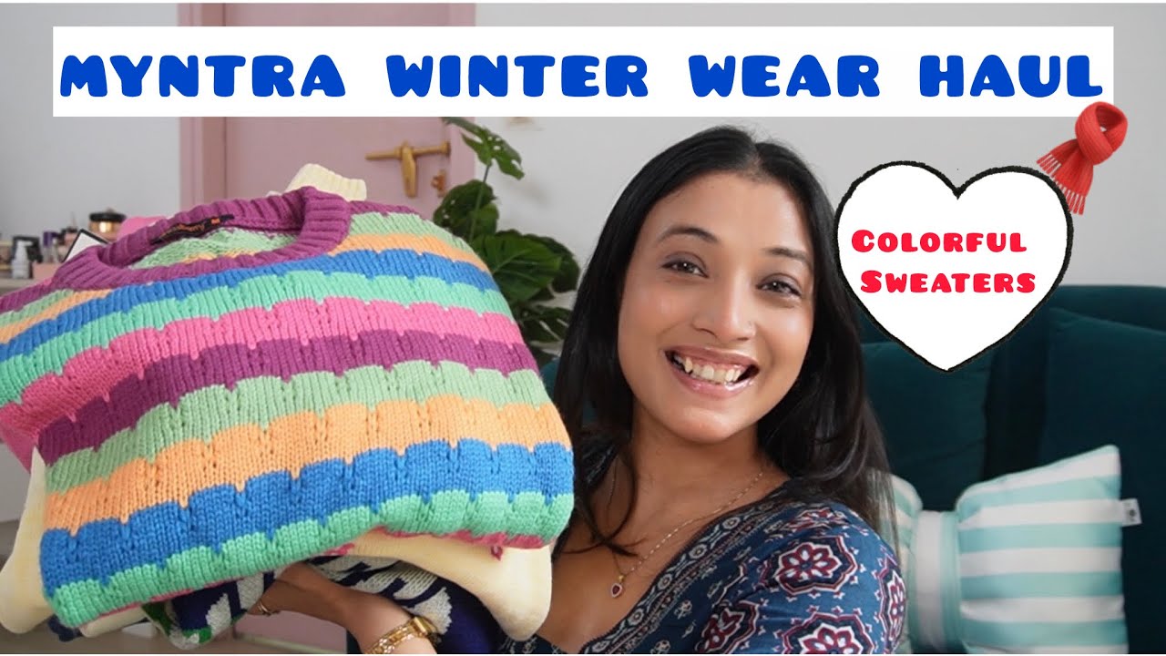 🧣❄️ Myntra «TRENDY» & «LATEST» Зимняя одежда Haul 🧣❄️Sweaters Tryon Haul |