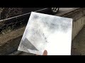 Плитка для фартука кухни - Состаренное зеркало серебро с легкой чёрной патиной и 20 мм., фасетом