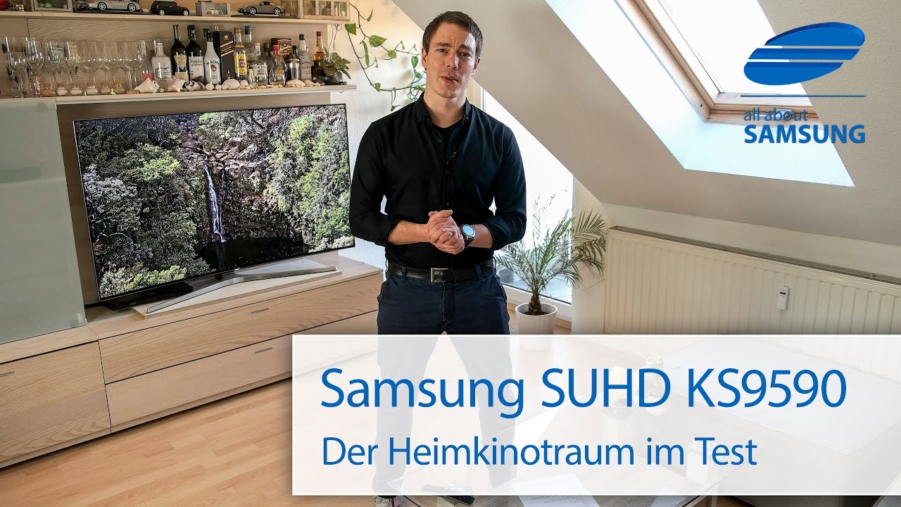 Update Samsung KS9590 SUHD TV Testbericht - Gebogenes Heimkino mit 65 Zoll
