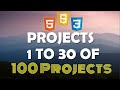 Reviewing 30 Projects Of 100 Web Projects Series With HTML, CSS And JavaScript
