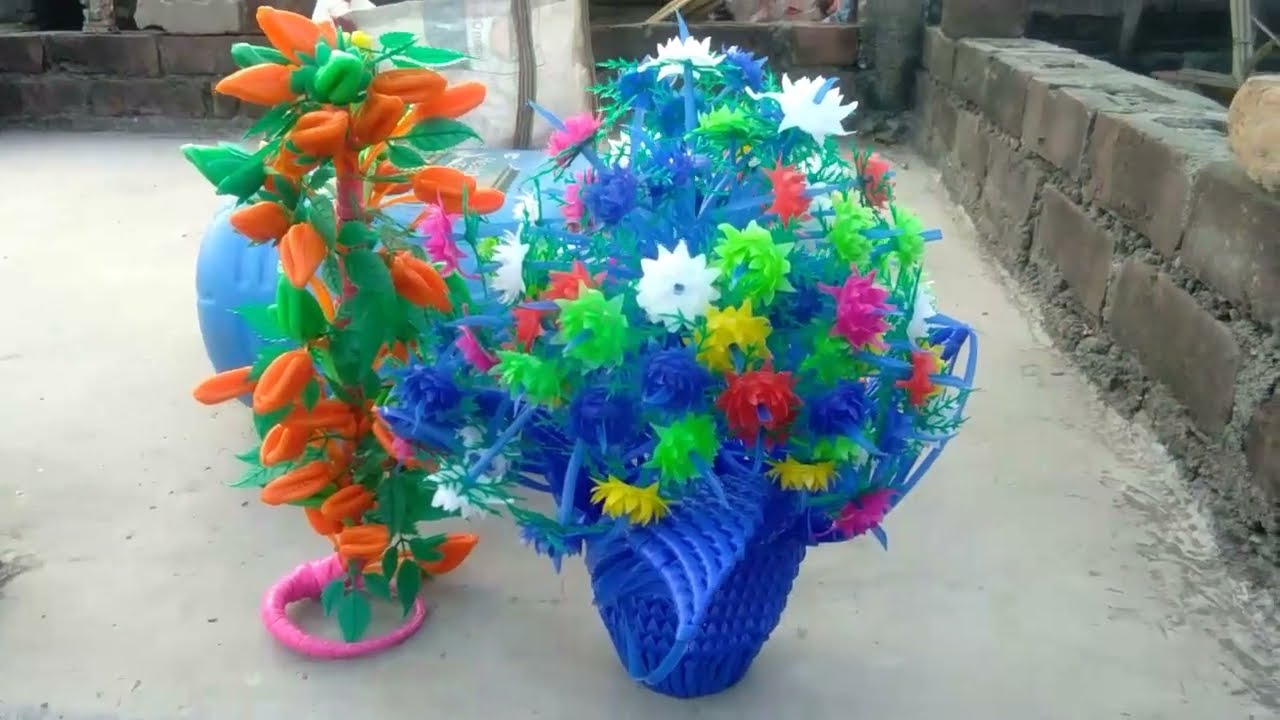 HOW TO MAKE THIS BEAUTIFUL FLOWER 😯😯😯🤔😍 VERY BEAUTIFUL FLOWER 😯😯😍😍