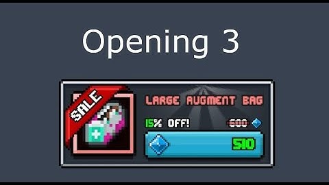 Opening 3 Large Augment Bags - Bit Heroes