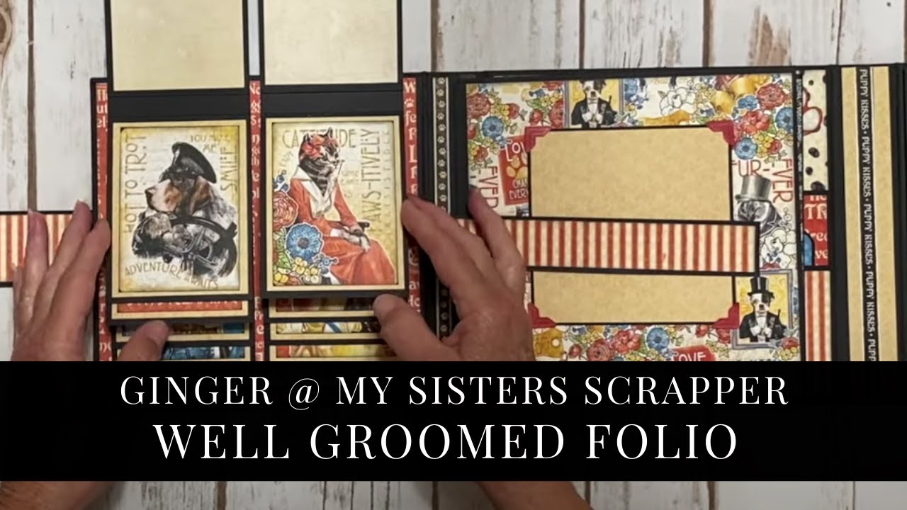 Well Groomed Trifold Folio by Ginger Ropp | Graphic 45